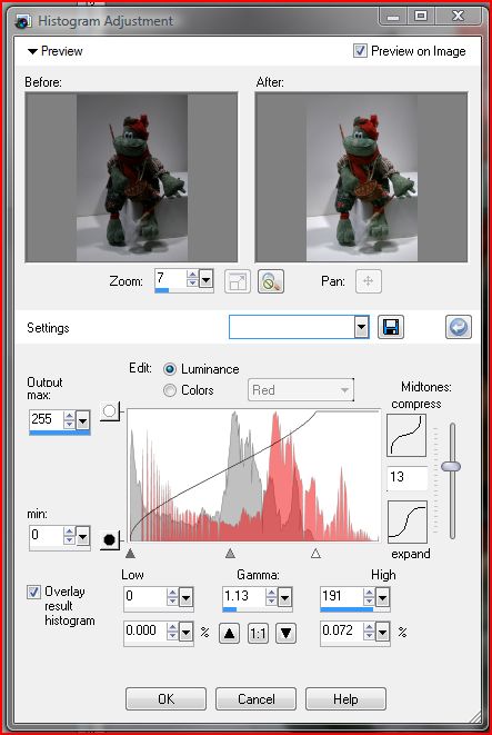 PSP Histogram Adjust