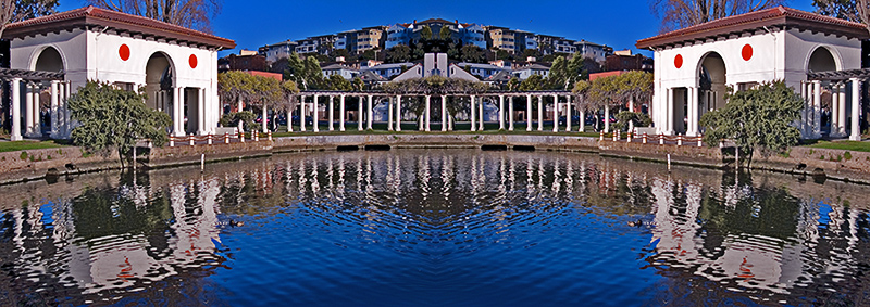 around the lake