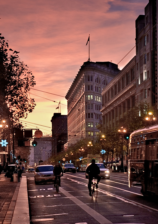 Sunset on Market