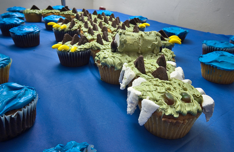 Alligator Cupcakes