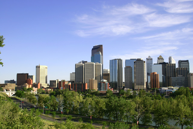 Calgary Skyline in the Day
