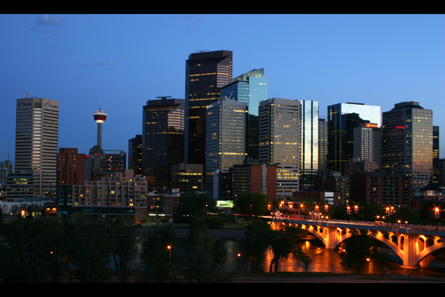 Calgary at Dusk