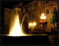 Lit Fountain