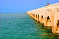 Fishing off Seven Mile Bridge