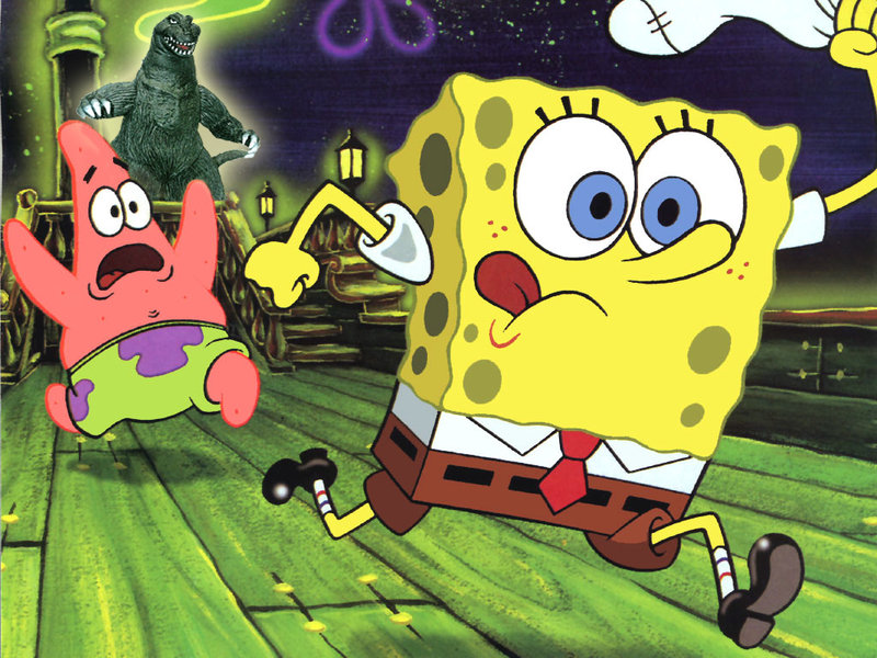 Zilla meets Spongebob