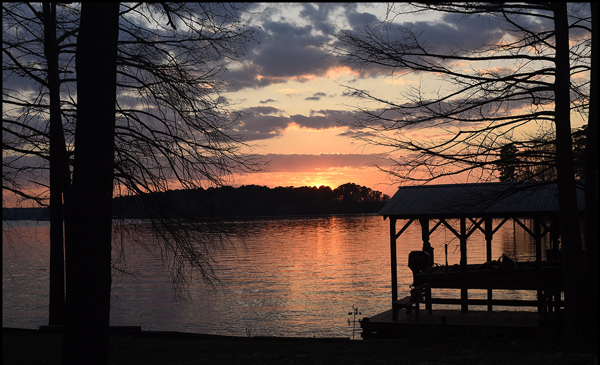 Sunset at Lake Claiborne