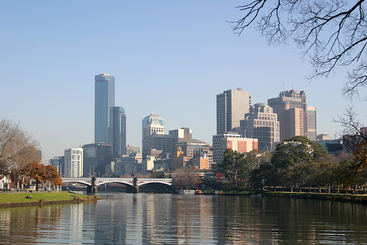 Melbourne from the Yarra River