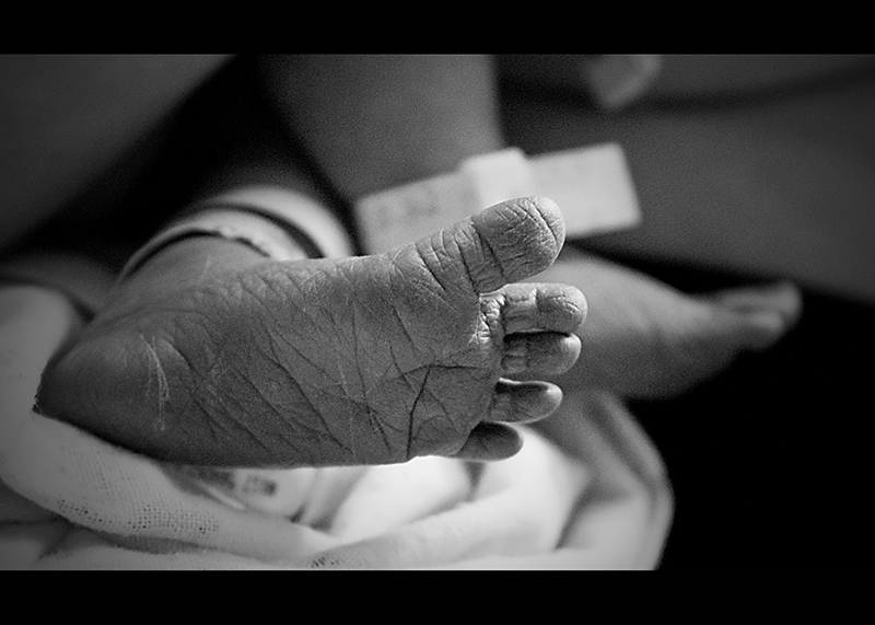 Day Old Baby Feet