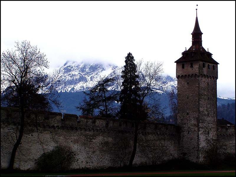 Museggmauer Wall - Lucerne, Switzerland