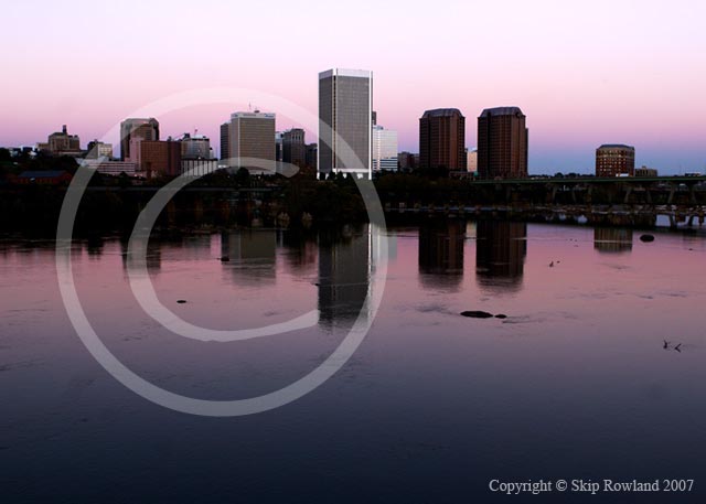 Richmond Skyline at Dusk
