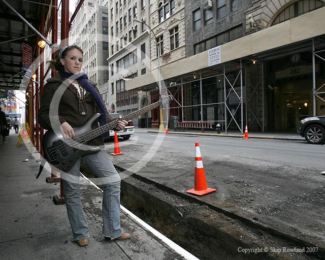 sarah, at home on the gritty streets of nyc