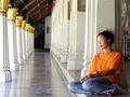 Resting in the temple