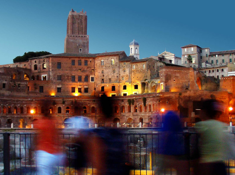 Twilight at Trajan's market