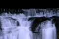 blue waterfall