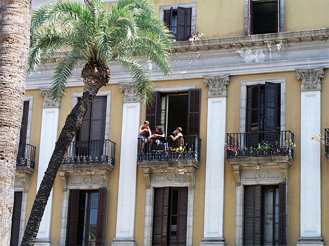 students in Barcelona