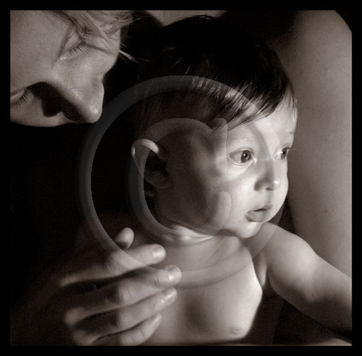 Malika with child