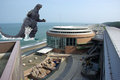 Godzilla arrives at the Beach