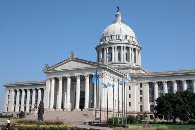 Oklahoma State Capitol Postcard