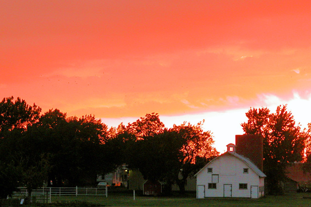 Barn Sunset