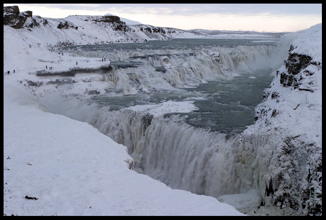 Gullfoss in snow (#9604)