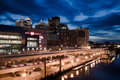 Yum Center Night Skyline