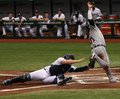 Victor Martinez Out at the Plate