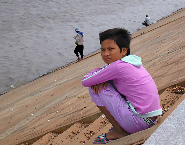 Girl At River