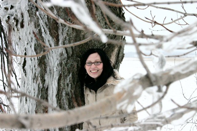 warm smile, cold tree