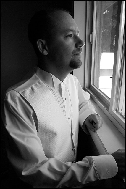 just before the wedding