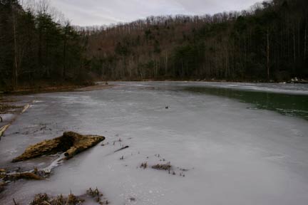 View of Paintsville Lake from Big Mine Fork Boat Ramp