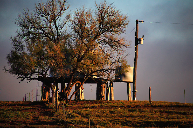 Water Tank On The Hill