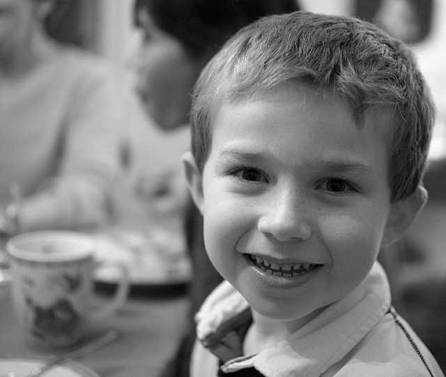 Danny at the Christmas Dinner Table