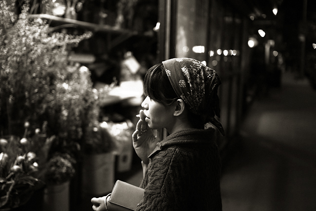A Patron at the Bodega