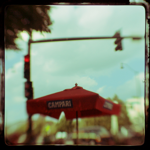 Streetside Cafe on an Unseasonably Warm October Afternoon
