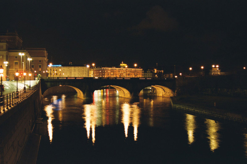 Stockholm at night