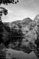 Mountain Lake (Black & White Version)