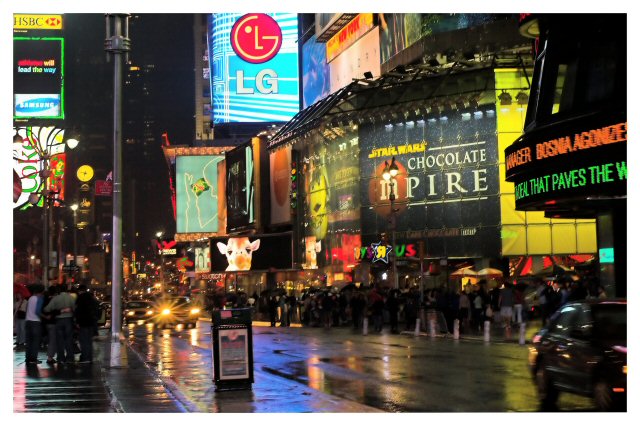 Times Square After the Rain
