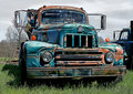 Old Teal Truck