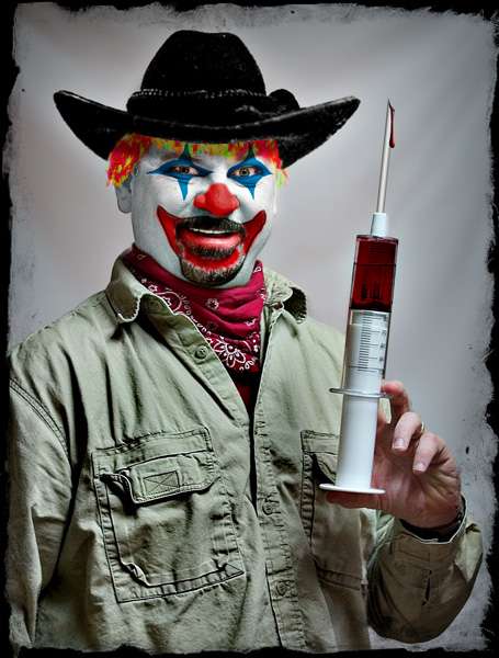 Slightly Disturbed Rodeo Clown