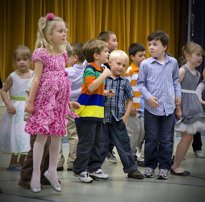 Dancing Kindergarteners