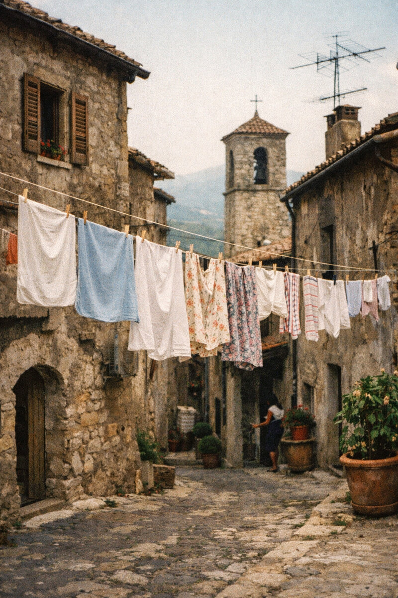 Clothesline - Bergamo, Italy 1988