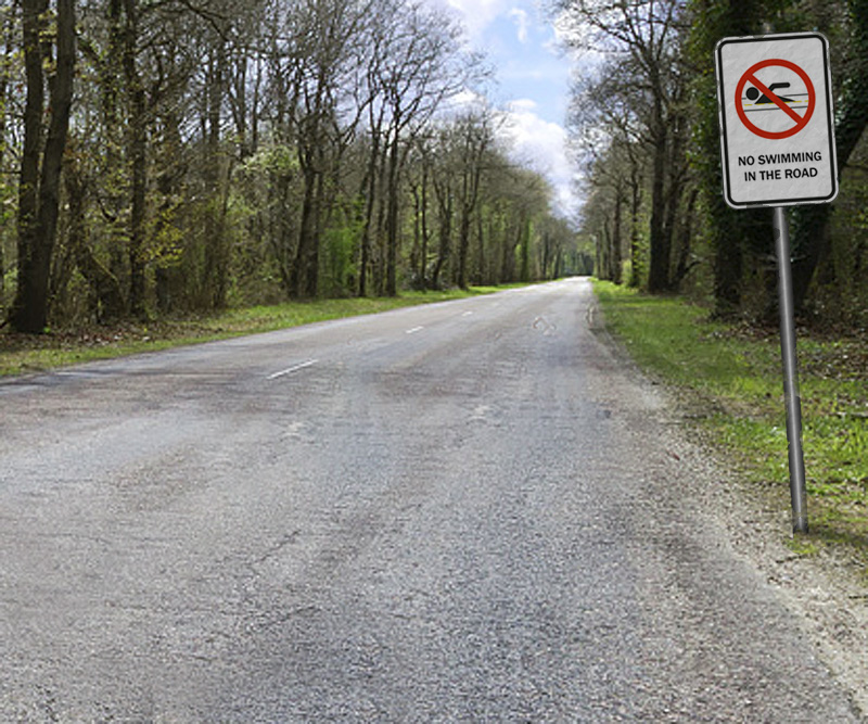 no-swimming-in-the-road