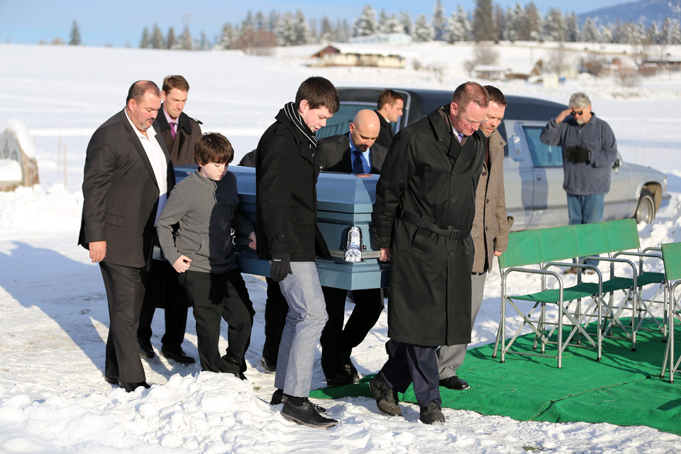 Laying Grandpa to rest