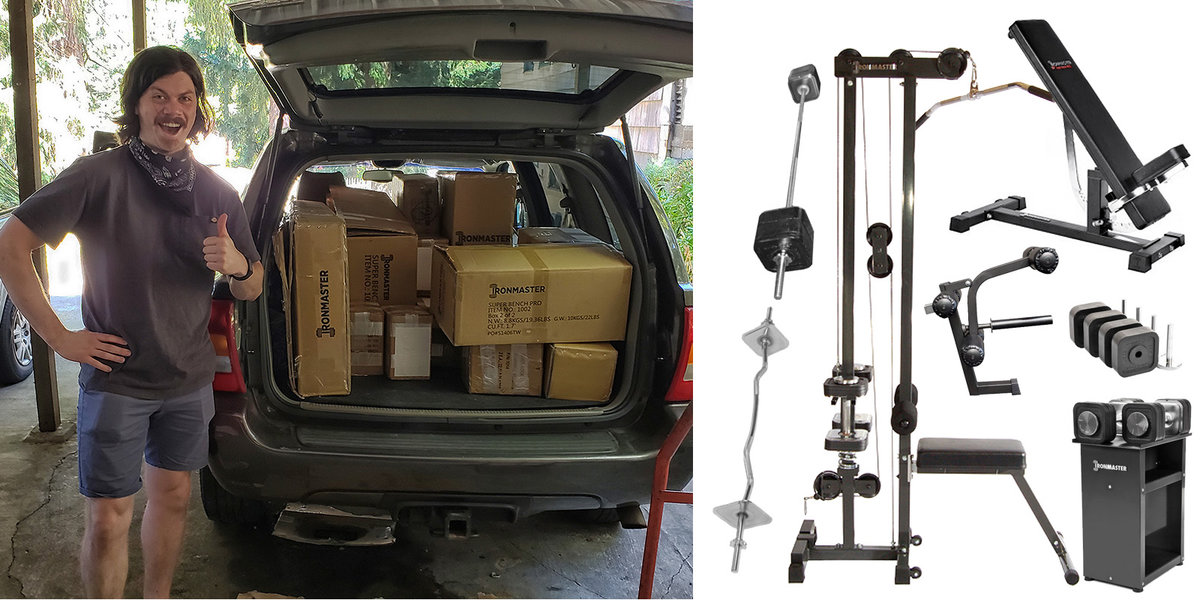 Brian and Gym Equipment