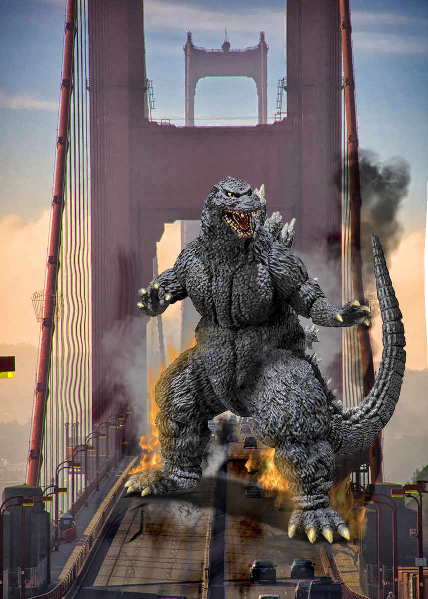 Godzilla-vs-SF-Golden-Gate-Bridge