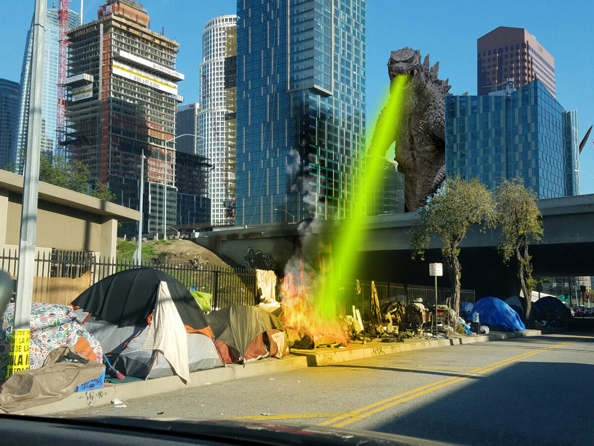 Godzilla-vs-Homeless