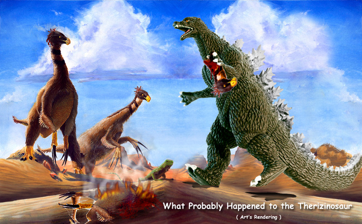 Godzilla vs. Therizinosaurus