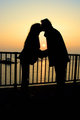 sunset kiss