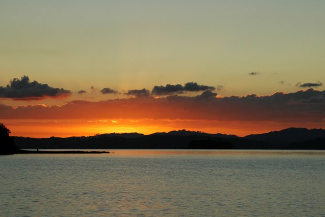 Sunset Sea and Land
