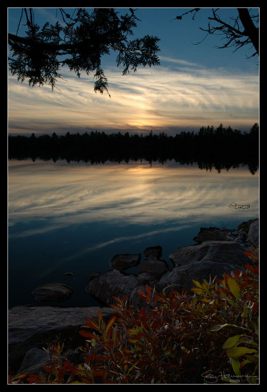 Boundary Waters Sunset